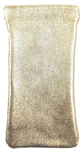 modamoda de BR01 Leder Brillenetui mit Federverschluss, handmade in Italy