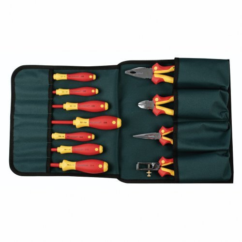 Wiha 32888 Pliers and Screwdriver Set In Canvas Pouch, 11 Piece by Wiha