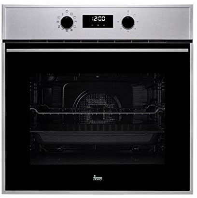 TEKA Horno Pirolítico Multifunción, Modelo HSB 635P, Dualclean, SurroundTemp 8 funciones de cocinado, Eficiencia energética A+, Acero Inoxidable, 59.5 x 59.5 x 55.9 cm