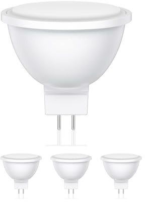 ledscom.de 4x GU5.3 LED-lampa, MR16, varmvit (2700 K), 5 W, 430lm, 104°, matt