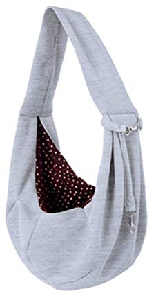 BUYGOO Borsa da Viaggio per Cani Trasportino da Passeggio, Trasportini Tracolle Animali Trasportino a Tracolla Reversibile Borsa, Portante Borsa da Viaggio Lavabile, Ideale per Cani o Gatti Piccola