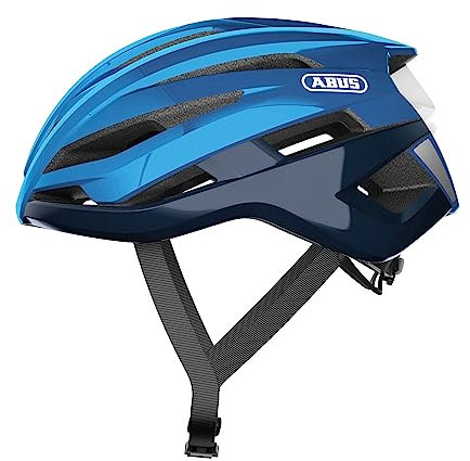 ABUS Rennradhelm Stormchaser - Leichter und komfortabler Fahrradhelm für professionellen Radsport, Blau (steel blue), M (52-58 cm)