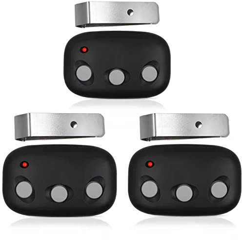 MCT-3 Abrepuertas de garaje remoto de tres botones (paquete de 3)