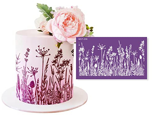 Torten Schablonen,Kuchenschablonen Kuchen Backvorlagen Kuchenvorlagen Backwerkzeuge Blumenkuchenvorlagen Dekorationsschablonen Tortendeko Spitze Dekorationsform für Kuchen Dessert Fondant Schokolade