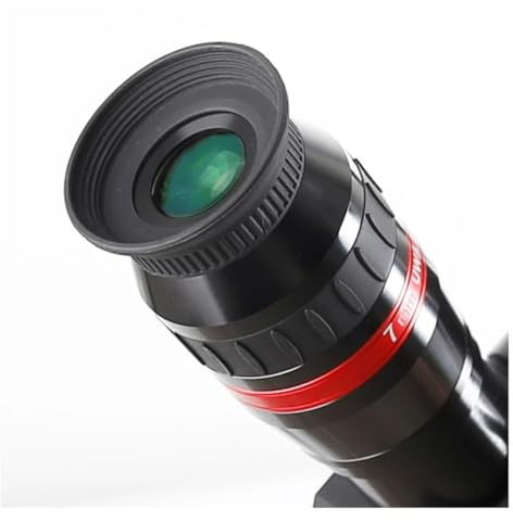 Set di accessori per telescopio Oculare telescopico UWA 1,25 82° 4mm/ 7mm /16mm for telescopio astronomico Fotocamera del telescopio (Color : 7mm)