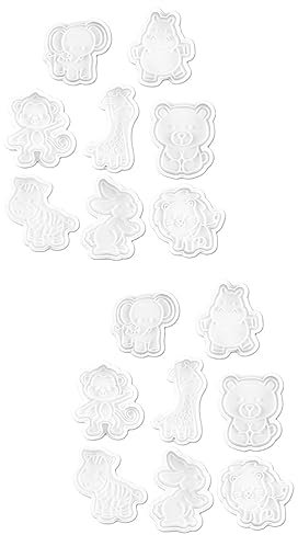 DECHOUS 16pezzi Stampo Per Biscotti Primaverile Plastica Mold Per Decorazioni Utensile Da Cucina Per Biscotti e Dolci Animali Per Sorprese Gustose