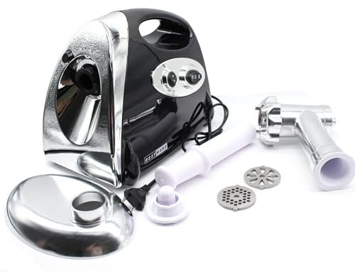 Electric Meat Grinder 800W Stainless Steel Food Grinding Mincing Machine Maker Meats Mincer 3 in 1 with Attachment Poweful Copper Motor