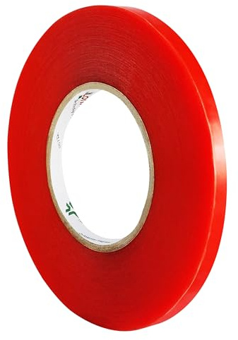Lohmann Duplocoll 377 | Nastro biadesivo per plastica e gomma | per incollaggio dinamicamente sollecitato | 50 m su rotolo | Forte & permanente | Trasparente | In PE / 3 mm x 50 m