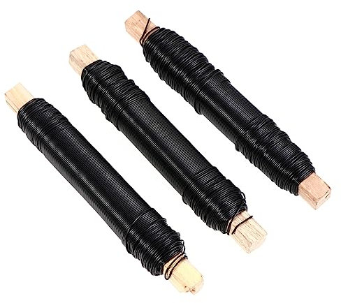 POPETPOP 3 Pièces Fils De Fer Soi-même Fils De Fer Floraux Pour Loisirs Créatifs Flexible Pour Attacher Les Bouquets Diy