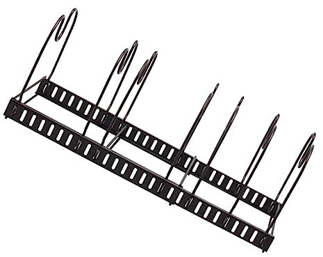 Cabilock Estante de Almacenamiento Expandible Organizador Multifuncional para Ollas y Sartenes Hierro Ajustable para Cocinas Organización de Utensilios de Cocina