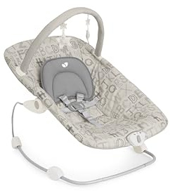 Joie Wish Babywippe ab Geburt bis 9 kg, kompakt & leicht (<3 kg), 3-fach verstellbare Rückenlehne, Vibrationsfunktion (2 Stufen), mit Neugeborenen-Einsatz