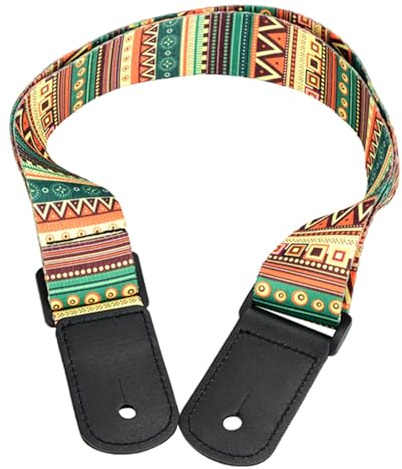 Sangle réglable pour ukulélé Premium 4 cordes pour guitare hawaïenne, accessoire portable et confortable pour musiciens, tissu tissé noir 127 cm