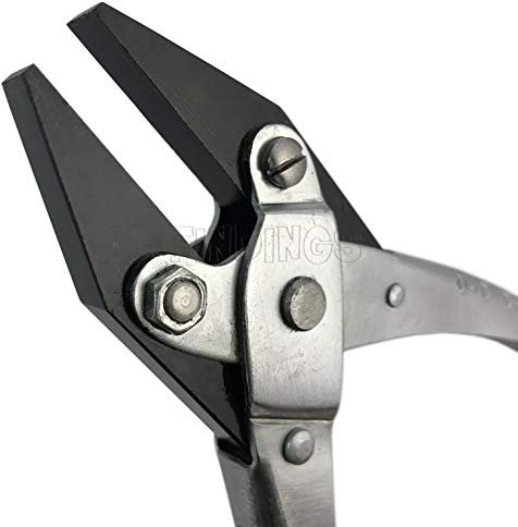 125mm Half Round/Flat Parallel Action Pliers : Jewellery Beading Design Tool (125)
