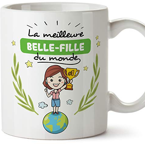 Mugffins Mug/Tasse Belle-Fille -Famille Monde -Idées Cadeaux Drôles -Tasses de Café/Thé