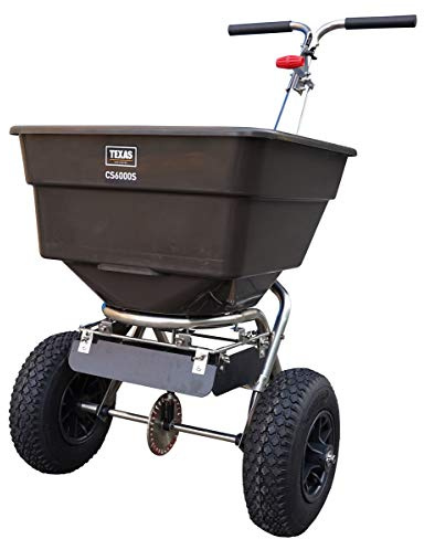 TEXAS Semoir épandeur bac 58 litres Projection 3m CS6000S
