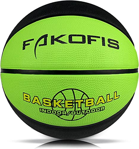 FAKOFIS Children's Basketball Size 3, Youth Basketballs Size 5, Size 7, Outdoor Indoor Street Basketball, Arena Training Adult Beginners Basketballs