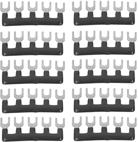 Jumper Block Klemmleiste, Schwarze Klemmleiste 10 Stück für Verteilerkasten (TB-1505)