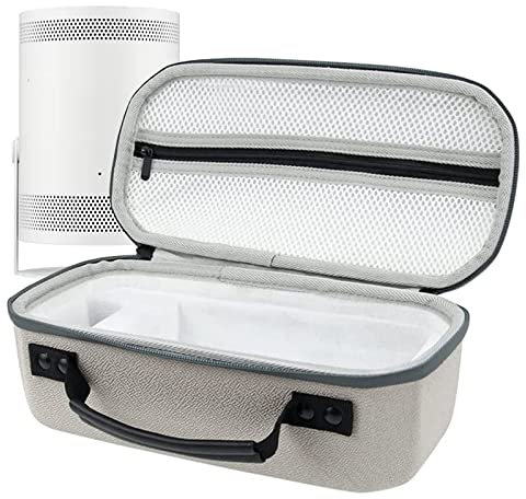 Hzycwgone Estuche rígido para Samsung 30”- 100” The Freestyle Elegante Portátil Proyectores, Duro Bolsas y maletines Bolsa de Almacenamiento de Viaje para SP-LSP3BLAXZA Proyectores Accesorios