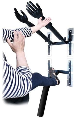 Wing Chun holzpuppe Wall Wing Chun Wing Chun Dummy-Trainer, Federhand-Bein-Krafttrainingsgerät for Tai Chi/Boxen, Hängen Sie Es An Eine Hauswand Oder Auf Eine Marmoroberfläche