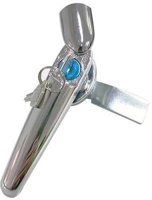 2-teiliger Verteilerkasten aus Zinklegierung mit Schlössern, Set, Abdeckung, Türschalter, elektrisches Schrankschloss (Color : 2pcs-Zinc-308-3)