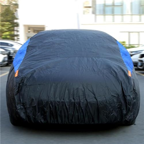 Vollgarage Autoplane Universal Wasserdicht Sonne Schnee Schutz Auto Abdeckung Alle Wetter Auto Regenschirm Auto Planen Für Suv Limousine Fließheck Volle Auto Abdeckungen(XXL)
