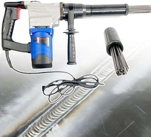 Pulitore Elettrico Ad Aghi Da 220 V/110 V, Scrostatore Ad Aghi Industriale, Con Impugnatura Rimovibile, Per La Rimozione Di Ruggine, Vernice, Scorie Di Saldatura, Scrostatore Ad Aghi Portatile,220v