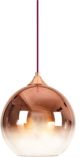 Ohne Stromanschluss Hängelampen mit Fernbedienung,Modern Glas Hängelampe mit batterie,Batteriebetrieben Pendelleuchte mit 6 RGB Farben dimmbar,Innen Pendelleuchte keine Verkabelung erforderlich.(Rose