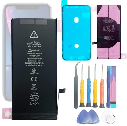 Aousavo 616-00471 Batterie de rechange haute capacité compatible avec iPhone XR A1984/A2105/A2106/A2108