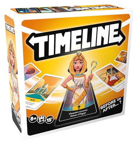 Timeline Card Game (2025 Refresh) | Fun Educational History & Trivia Game for Kids and Adults, Place Events in Chronological Order, Ages 8+, 2-6 Players, 15 Mins