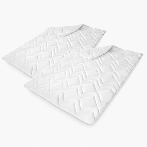 sei Design Mikrofaser Sommer-Bettdecke 155x200, 2-er Pack | Kochfest, speziell für Allergiker und häufiges Waschen geeignet | Schadstoffgeprüft