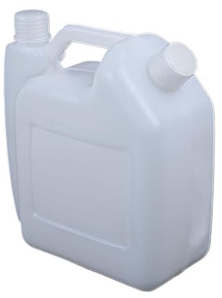 Pizgear Bouteille de mélange Support de réservoir Tondeuse à Gazon Carburant Essence Huile Portable 1L Kit de Bouchon d'essence pour Tondeuse à Gazon