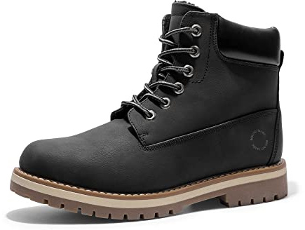 Bruno Marc Men's Classic Winter Fall Casual Boots Warm Cold-Weather Work Boots 3.0,Size 10,Black/Fur,SBSB226M