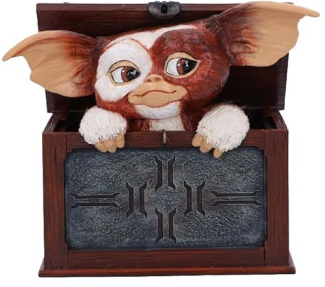 Nemesis Now Gremlins Gizmo You Are Ready - Figura de Resina, marrón, con Licencia Oficial de Gremlins, Figura de Gizmo en Caja, fundida en la Mejor Resina, Pintada a Mano por Expertos