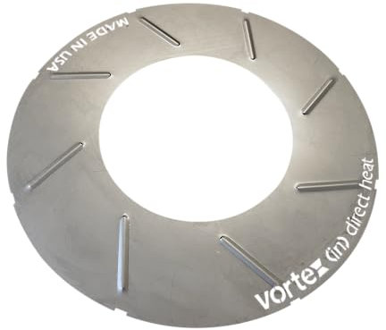 VORTEX (IN) DIRECT HEAT Accessories for Weber Kettle, Big Green Egg, Kamado, BGE and Charcoal Grills (Charcoal Heat Controller Baffle)