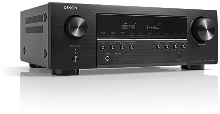 Denon AVC-S670H 5.2 Channel AV Amplifier, Home Cinema, Dolby DTS-HD, Alexa Compatible, Bluetooth, AirPlay 2, HEOS Built-in, 8K HDMI, Wi-Fi - Black