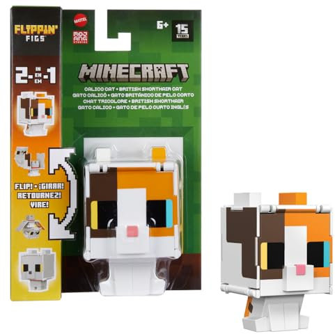 Minecraft Flipping' Figs 2 in 1 Figure HTL43-HTL45