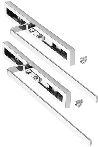 2 Stück SOTECH Handtuchauszug Elegance Chrom 1-armig 325 mm eingeschoben | 470 mm ausgezogen Handtuchhalter Handtuchstange