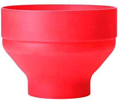 Microwave Popcorn Maker Collapsible Silicone Popcorn Bowl Hot Air Corn Popper Bowl with Lid.
