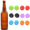 WeddHuis 12 Pièces Bouchon de Bouteille en Silicone Réutilisable, Bouchon de Bière, Kronkorken, Bouchon Étanche pour Bouteilles en Verre (6 Couleurs, Multicolore)