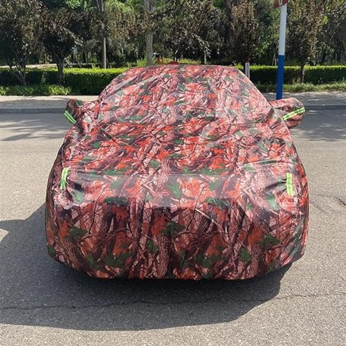 Vollgarage Autoplane Wasserdichte Outdoor-Autoabdeckung Außenschatten-Markise Hagel-Sonnenschutzabdeckungen Universeller Regen-Windschutzscheiben-Vollautomatik-Außenbereich Für SUV-Limousine(XXL)