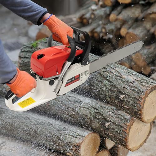 Motosega a gas, motosega a benzina 52CC, motosega taglio legno a gas, set motosega