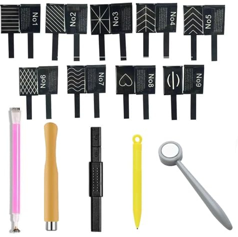 14 Stück Cat Eye Magnet, Diy Magic 3d Magnet Stick Set Mit Cat Eye Gel Pulver Oder Nagellack, Nagel Magnet Stift Stick Tool Set, Für Ideal Katzenaugen Magische Effekt