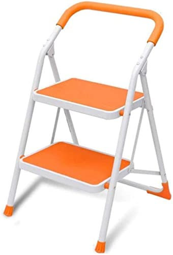 Escabeau de Chaise, Petit escabeau, escabeau pour Adultes, Mini échelle Pliante Robuste Robuste pour Placard de Cuisine, 2 Couleurs, 3