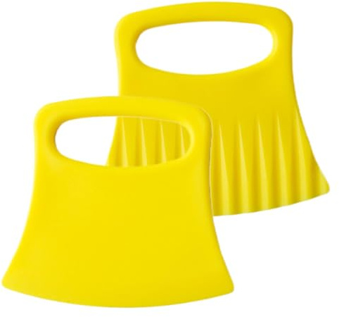 Crinkle Cutter per affettatrice | Affettatrice ondulata – 2 x utensili da taglio per sapone di patate, utensile da taglio ondulato multifunzionale per cucina, campeggio e picnic