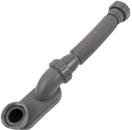 HOMSFOU Tubo Di Scarico in Plastica Flessibile Accessori Per Lavabo Doccia Lavatrice Design Moderno Resistente Alla Corrosione Installazione Facile
