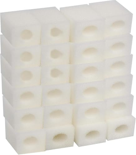 GERUI 24 pcs Filter，Filterschwamm Passend für Eheim 2617080 Pick up 60 2010 Innenfilter