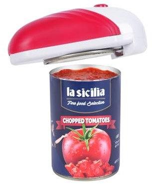 Abrelatas eléctrico rojo