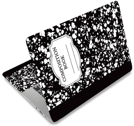 PLIGREAT Adesivo per computer portatile in stile creativo, adatto per laptop da 12 13 13.3 14 e 15 pollici, universale, impermeabile e rimovibile, pellicola protettiva