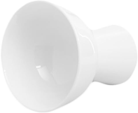 Homoyoyo Coupe à Dessert en Céramique sur Pied Bol à Dessert 250 Ml Blanc Plateau de Service pour Glace et Yaourt Présentoir Décoratif pour Fruits et Apéritifs Usage Réutilisable et