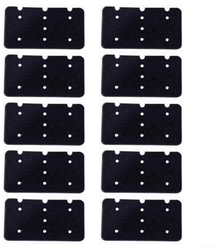 Lot de 10 filtres éponge en coton pour sèche-linge Casarte et pompe à chaleur Haier - Capture efficace des peluches - 250 x 130 mm